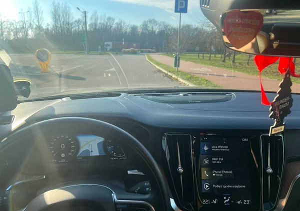 Volvo S60 cena 146000 przebieg: 64650, rok produkcji 2019 z Sulejów małe 407
